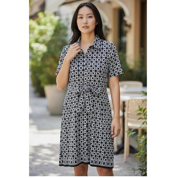 MAX STUDIO BIZ CASUAL DRESS WITH BELT in XL - Picture 2 of 7